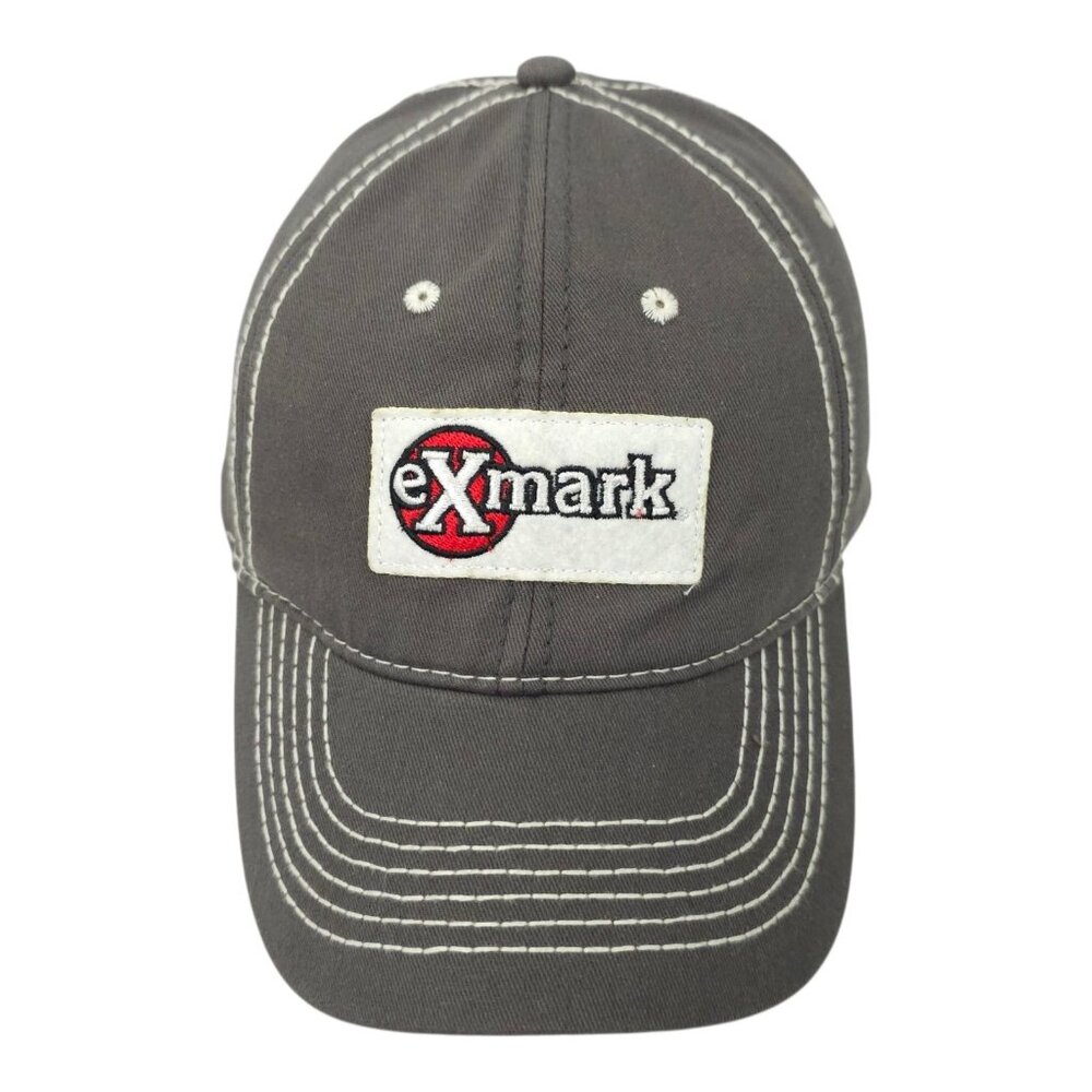 Exmark Logo Patch Strapback Cap Trucker 4 Seasons Equipment Logo Baseball Hat